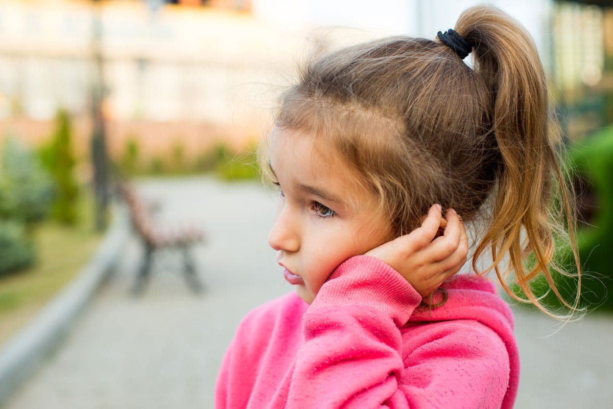 Paukenerguss bei Kindern